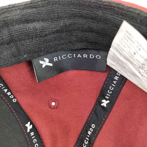 RICCIARDO  ロゴ刺繍 6パネルキャップ メンズ